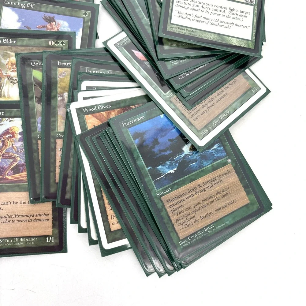 MTG Commander Deck Marwyn the Nurturer Mono Green Elf Ball Tribal EDH Sleeved Bo